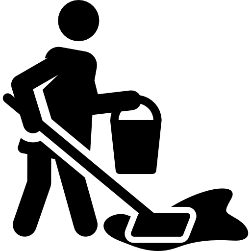 Cleaning humanpictos cleaner people icon