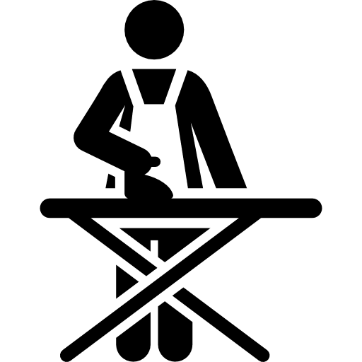 Ironing mop washing people icon Ironing mop washing people icon