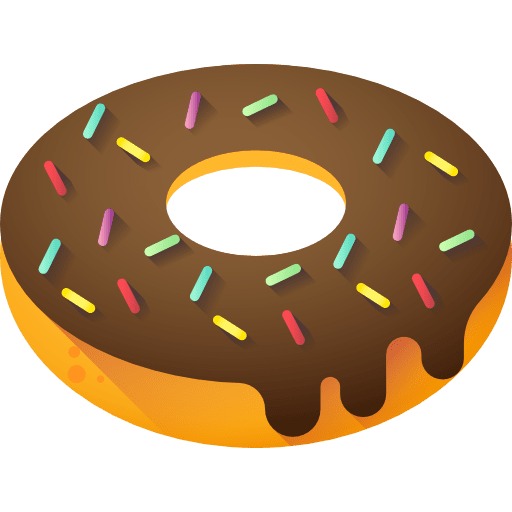 Donut chocolate donut donuts icon