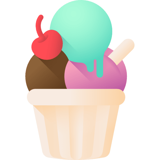 Ice cream cup food and restaurant cherry icon Ice cream cup food and restaurant cherry icon