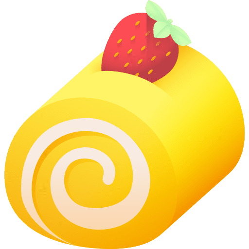 Roll cake bakery roll cake food and restaurant icon