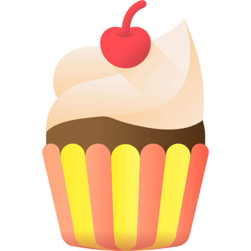 Cupcake strawberry muffin cream icon Cupcake strawberry muffin cream icon