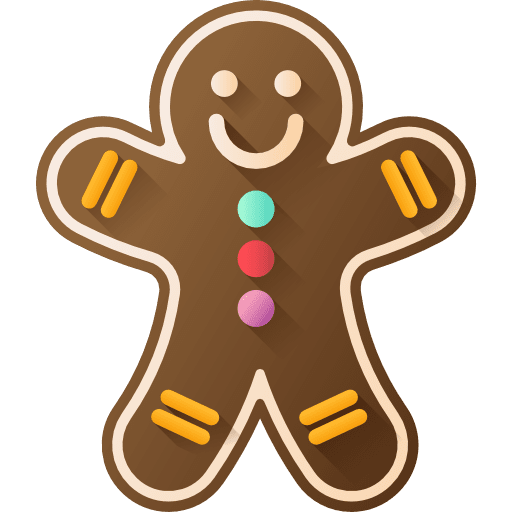 Gingerbread gingerbread sweet food and restaurant icon Gingerbread gingerbread sweet food and restaurant icon