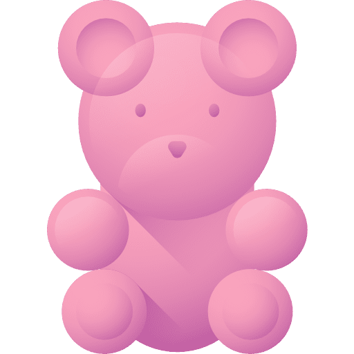 Gummy bear food sweet candy icon Gummy bear food sweet candy icon