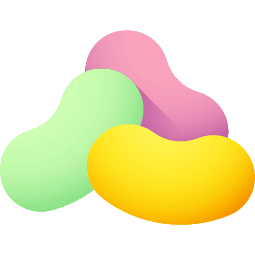 Jelly beans sugar food and restaurant sweet icon Jelly beans sugar food and restaurant sweet icon