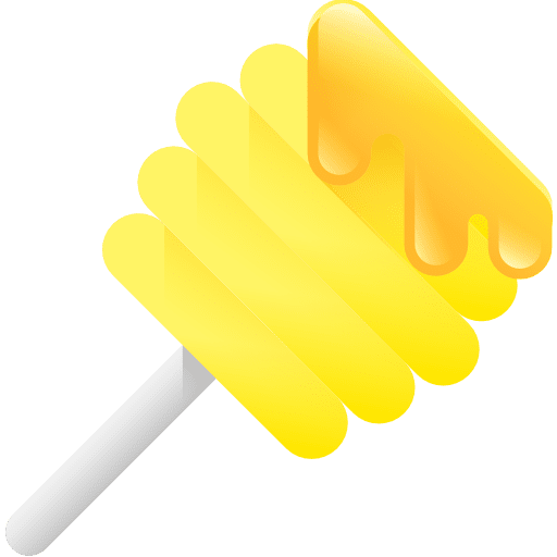 Honey pot bee sweet icon Honey pot bee sweet icon