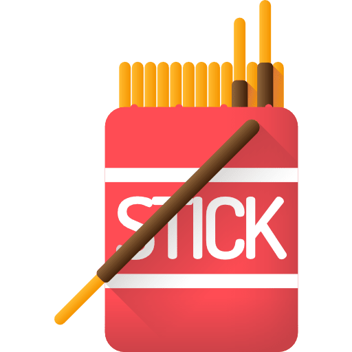 Sticks biscuit snack food and restaurant icon Sticks biscuit snack food and restaurant icon