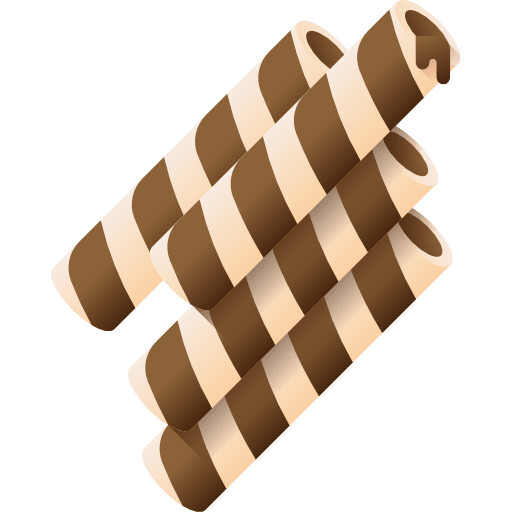 Wafer rolls sticks wafer icon Wafer rolls sticks wafer icon