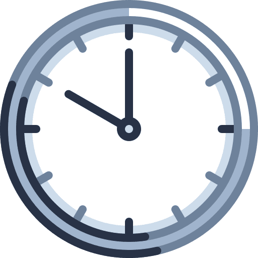 Clock hour watch ios icon