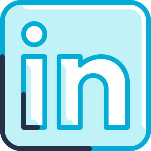 Linkedin logo in linkedin icon