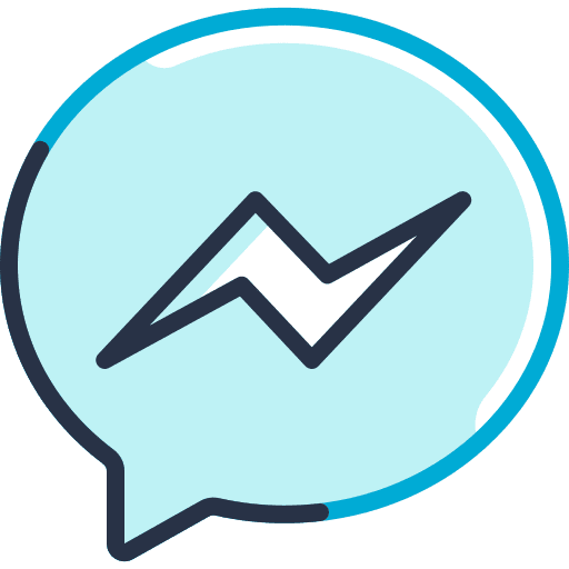 Messenger message logo social media icon