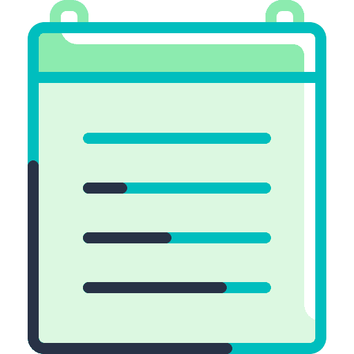 Notes writing education notes icon