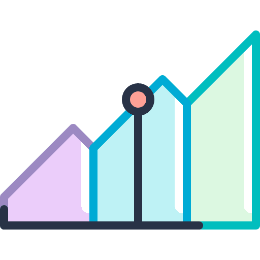 Stock exchange app ios stats profits icon
