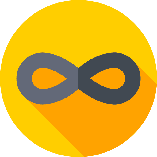 Infinity unlimited symbols maths icon