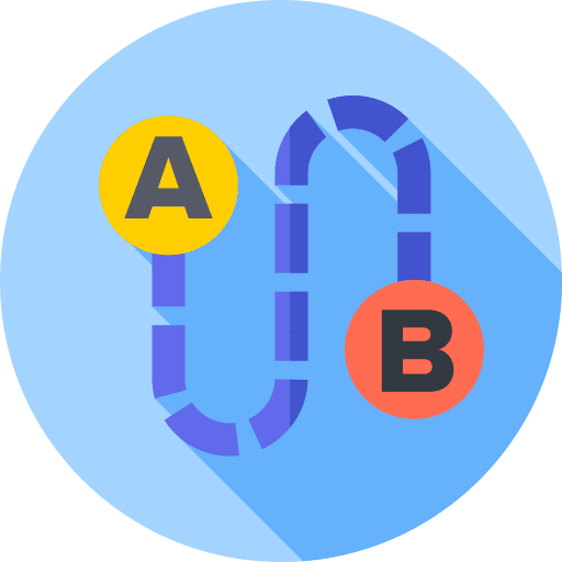 Route a learn route icon