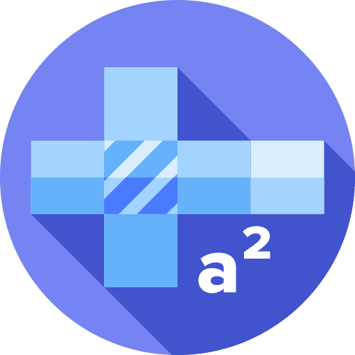 Cube shape maths learn icon Cube shape maths learn icon