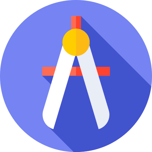 Drawing compass learn maths knowledge icon Drawing compass learn maths knowledge icon