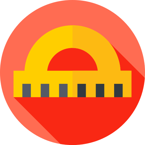 Protractor protractor ruler edit tools icon Protractor protractor ruler edit tools icon