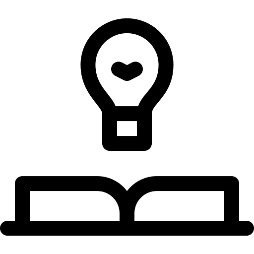 Learn light bulb idea investigation icon Learn light bulb idea investigation icon