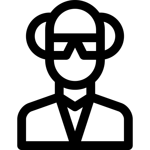 Professor scientist caucasian avatar icon Professor scientist caucasian avatar icon