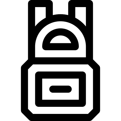 School bag education baggage backpack icon School bag education baggage backpack icon