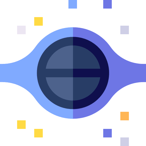 Blackhole education astronomy science icon