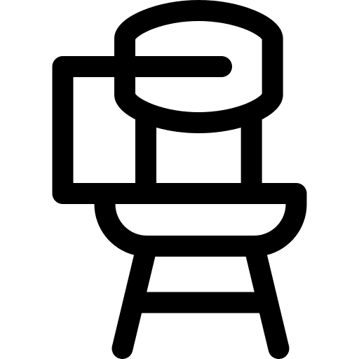 Chair school chair desk icon Chair school chair desk icon