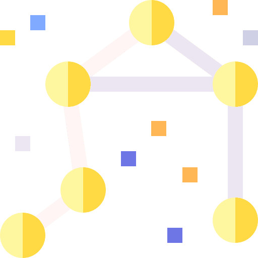 Constellation sky space constellation icon