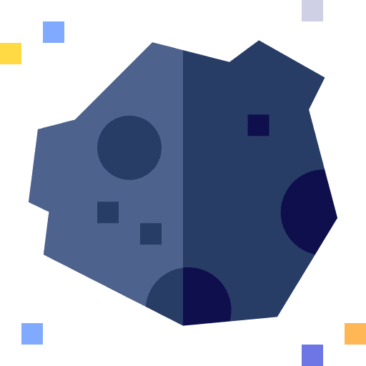Meteorite universe astronomy miscellaneous icon