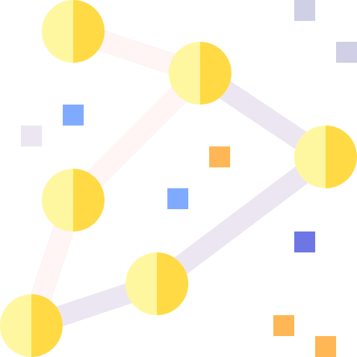 Constellation miscellaneous stars space icon Constellation miscellaneous stars space icon