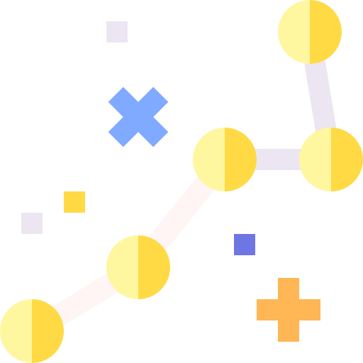 Constellation stars miscellaneous sky icon Constellation stars miscellaneous sky icon