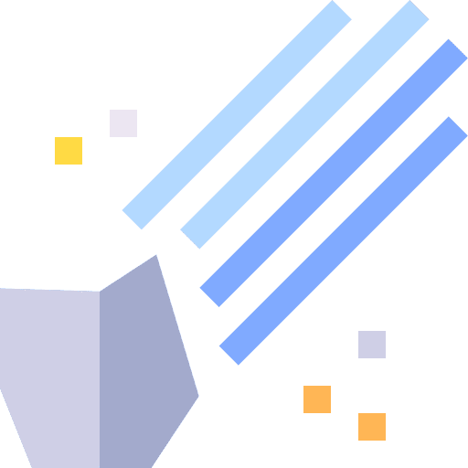 Meteorite miscellaneous astronomy science icon