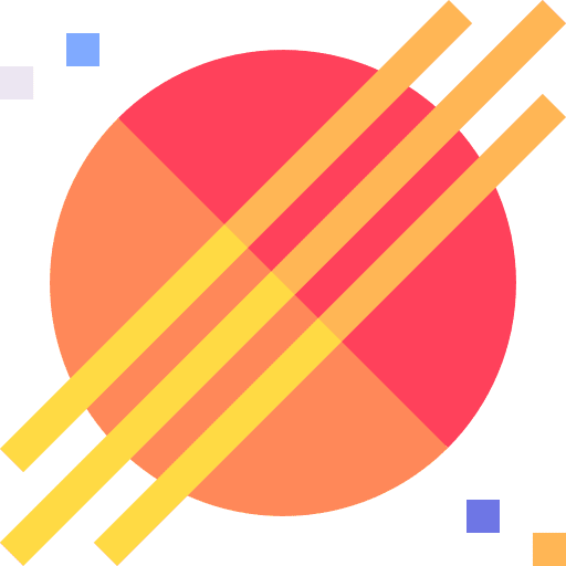 Planet solar system science planet icon Planet solar system science planet icon