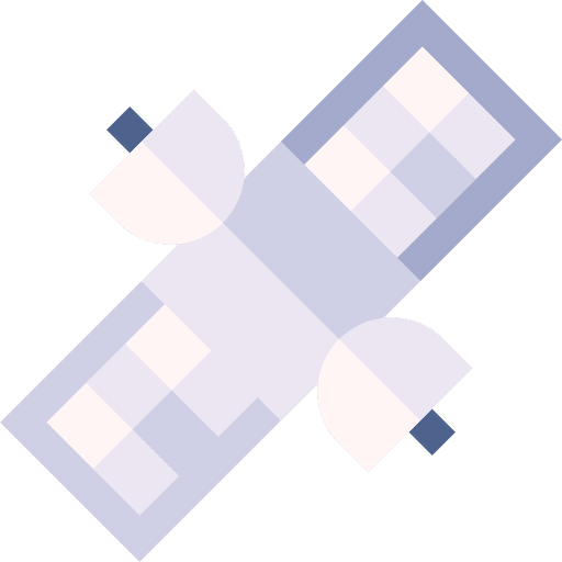 Satellite wireless connection technology space icon Satellite wireless connection technology space icon