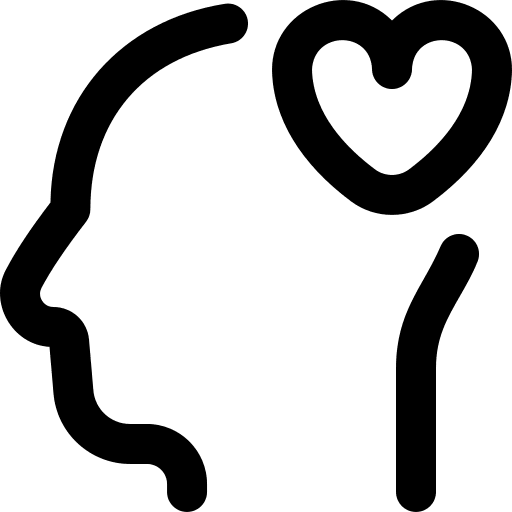 Passion heart love health icon