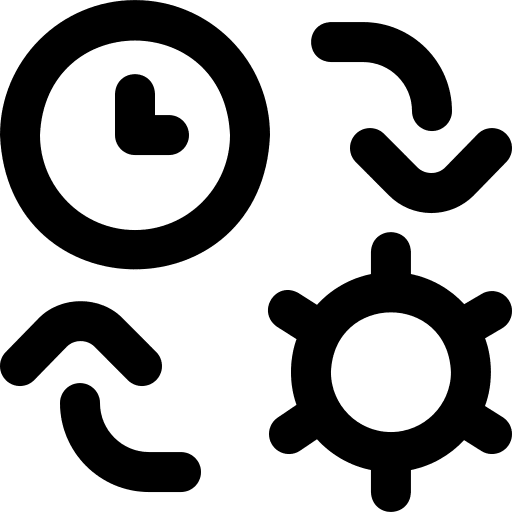 Time management efficiency time time and date icon