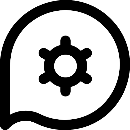 Feedback feedback think cogwheel icon Feedback feedback think cogwheel icon