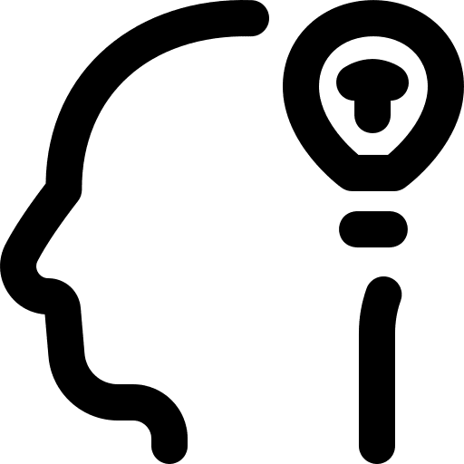 Innovation thinking miscellaneous head icon Innovation thinking miscellaneous head icon