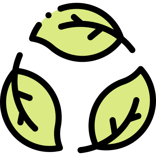 Bio bio leaves ecology icon