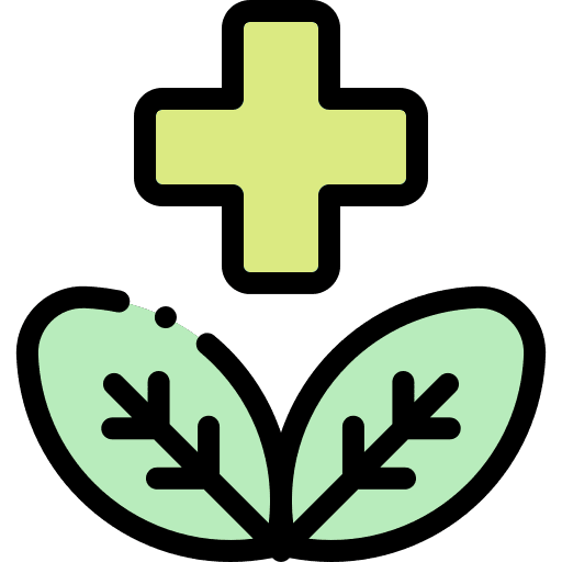 Natural product leaves healthcare flask icon Natural product leaves healthcare flask icon