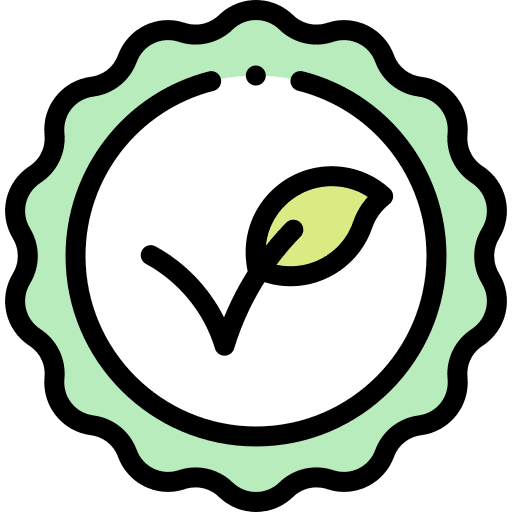 Vegan badge leaf symbol icon Vegan badge leaf symbol icon