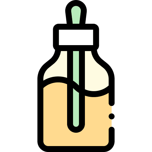 Essential oil beauty skincare treatment icon Essential oil beauty skincare treatment icon