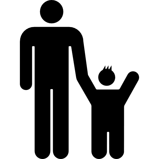 Father with son man people young icon