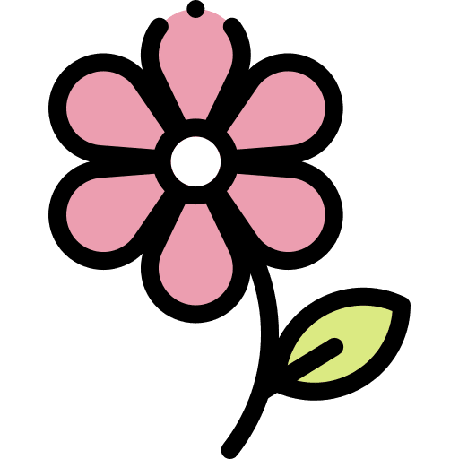 Flower spring nature blossom icon Flower spring nature blossom icon
