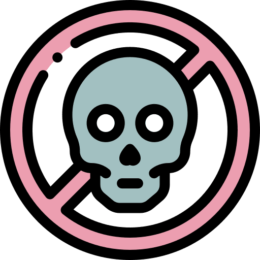 Non toxic sign prohibition forbidden icon Non toxic sign prohibition forbidden icon