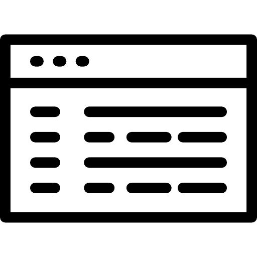 Web code computing browser web page icon