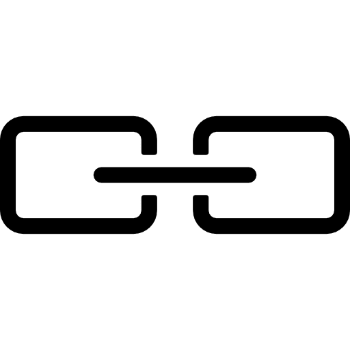 Web link chain connection links icon