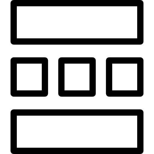 Layout squares interface rectangles square icon