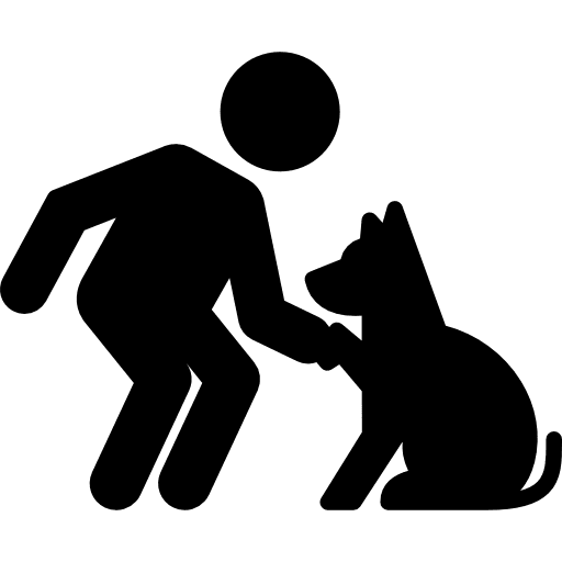 Dog seatting paw mammals animals icon Dog seatting paw mammals animals icon