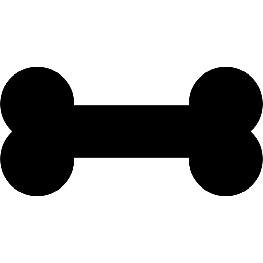 Bone leisure dog food icon Bone leisure dog food icon